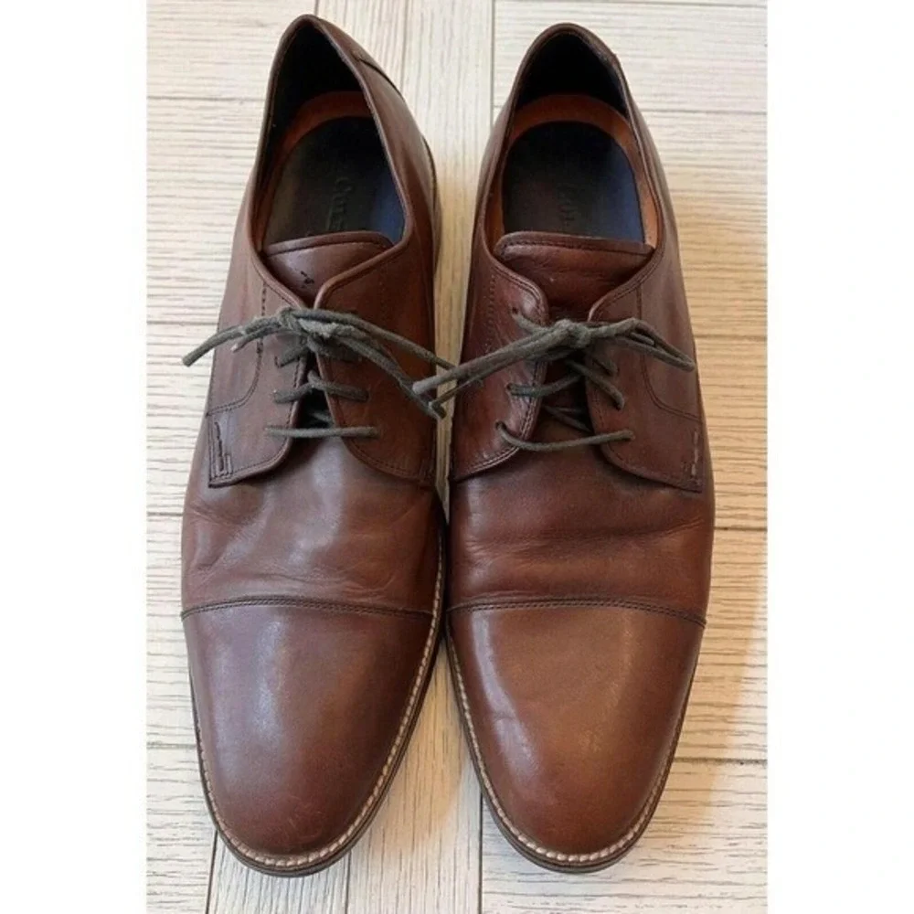 Cole Haan Men's Size 11 Lenox Hill Leather Cap‎ Toe Shoes British Tan. Oxford